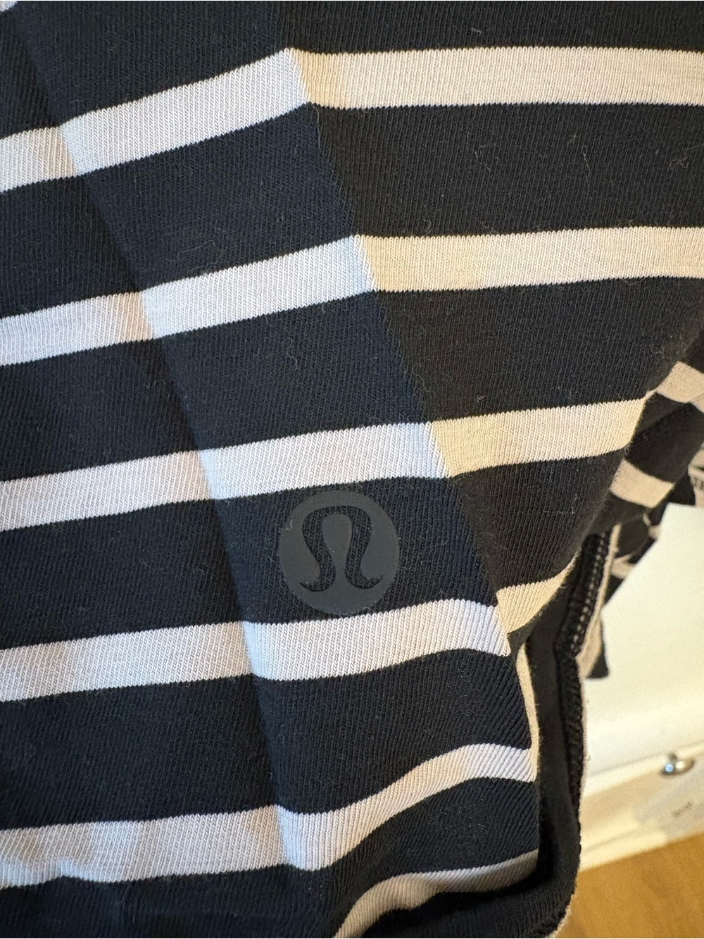 lululemon athletica Black & Grey Striped Sleeveless Tank Top - Picture 5 of 5